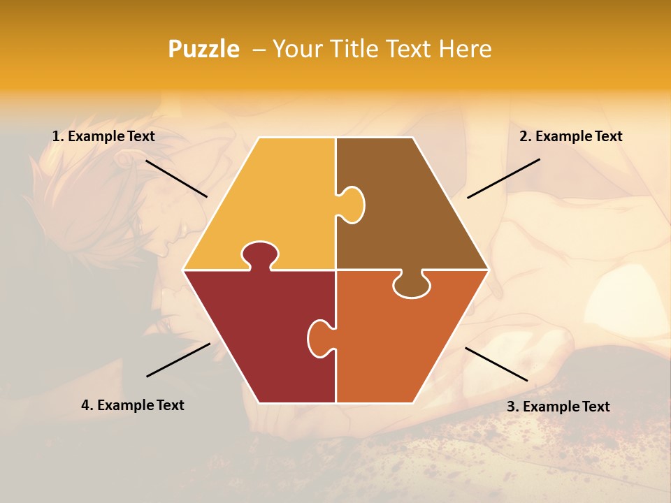 A Man Is Laying Down With Blood On His Body PowerPoint Template