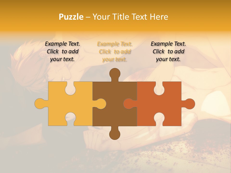 A Man Is Laying Down With Blood On His Body PowerPoint Template