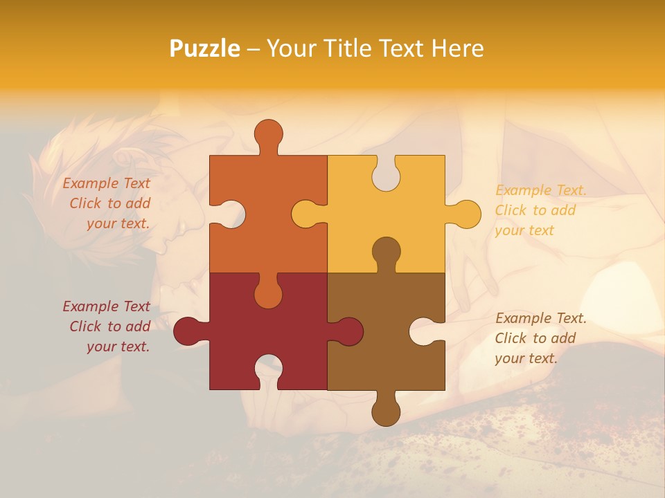 A Man Is Laying Down With Blood On His Body PowerPoint Template