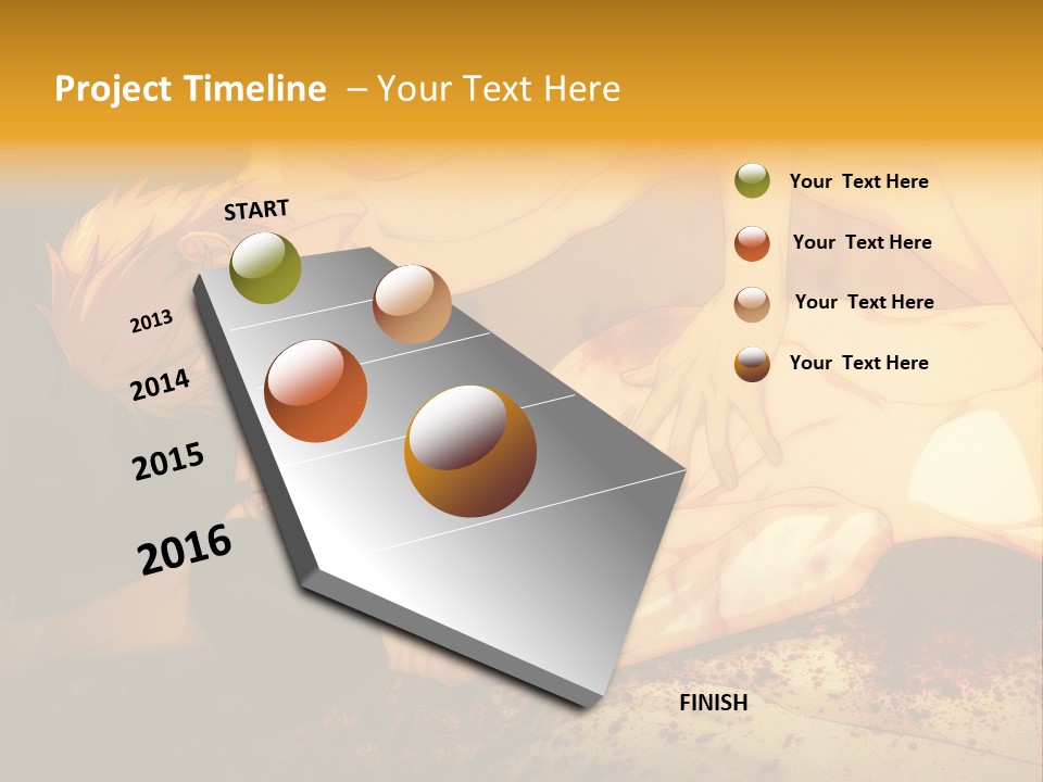 A Man Is Laying Down With Blood On His Body PowerPoint Template