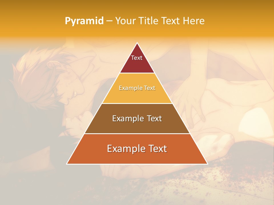 A Man Is Laying Down With Blood On His Body PowerPoint Template