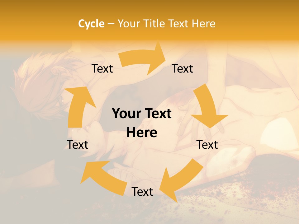 A Man Is Laying Down With Blood On His Body PowerPoint Template