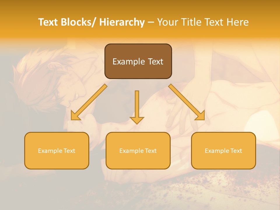 A Man Is Laying Down With Blood On His Body PowerPoint Template