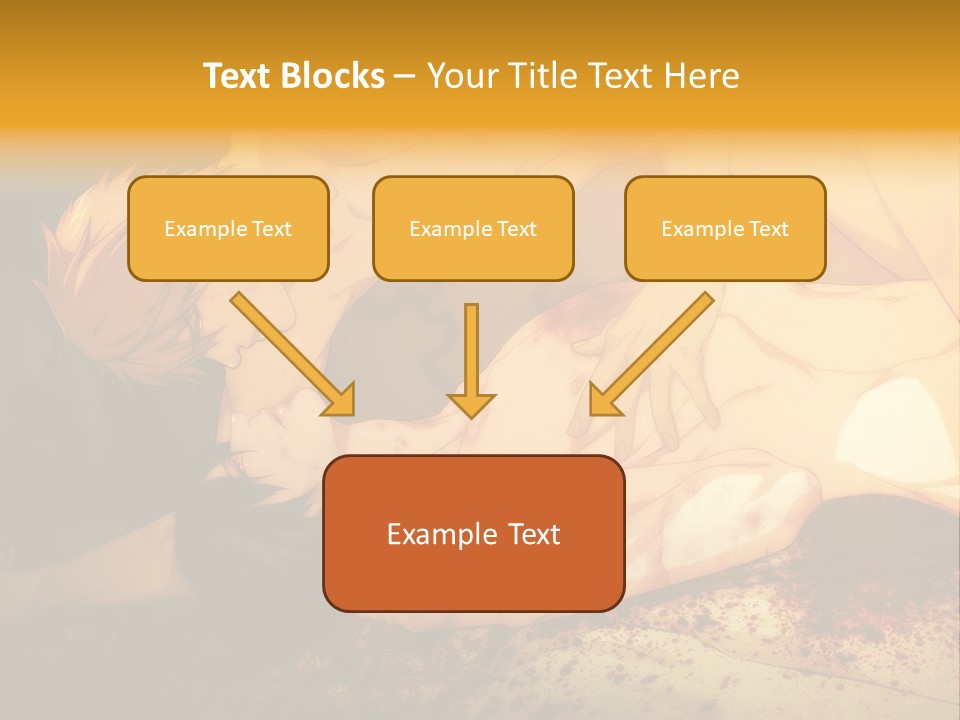 A Man Is Laying Down With Blood On His Body PowerPoint Template