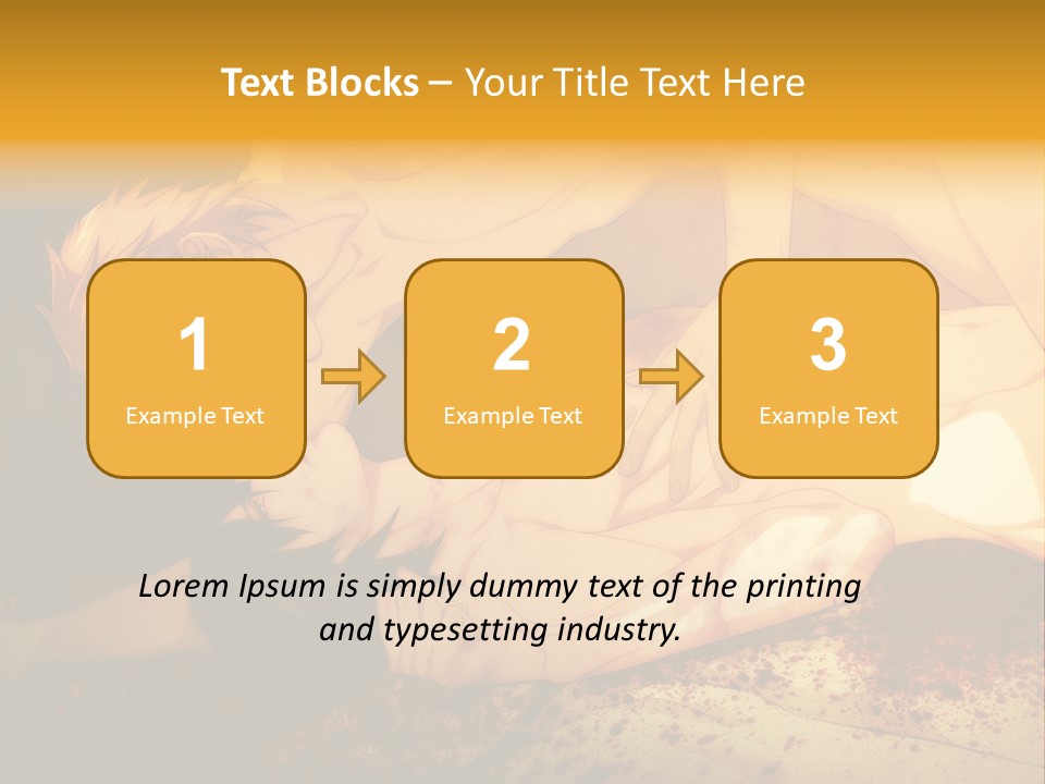 A Man Is Laying Down With Blood On His Body PowerPoint Template