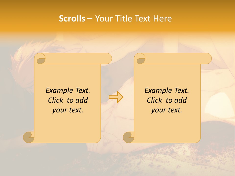 A Man Is Laying Down With Blood On His Body PowerPoint Template