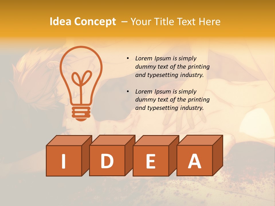 A Man Is Laying Down With Blood On His Body PowerPoint Template