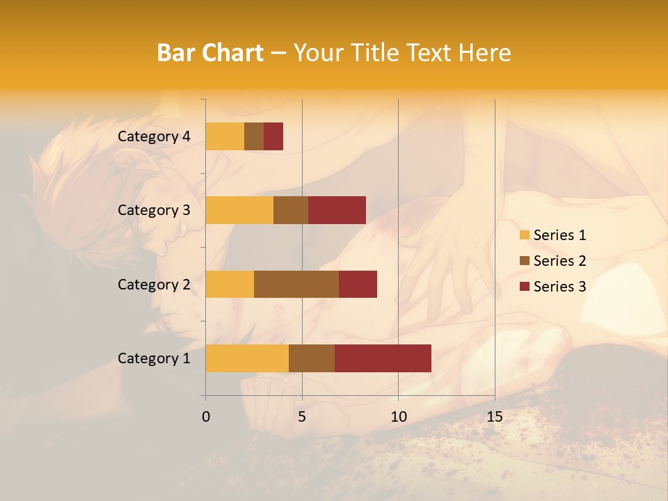A Man Is Laying Down With Blood On His Body PowerPoint Template