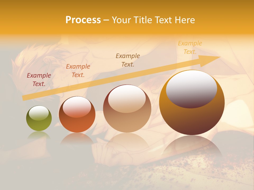 A Man Is Laying Down With Blood On His Body PowerPoint Template