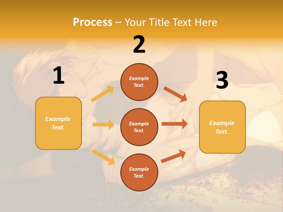 A Man Is Laying Down With Blood On His Body PowerPoint Template