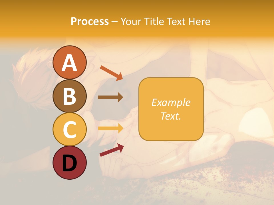 A Man Is Laying Down With Blood On His Body PowerPoint Template