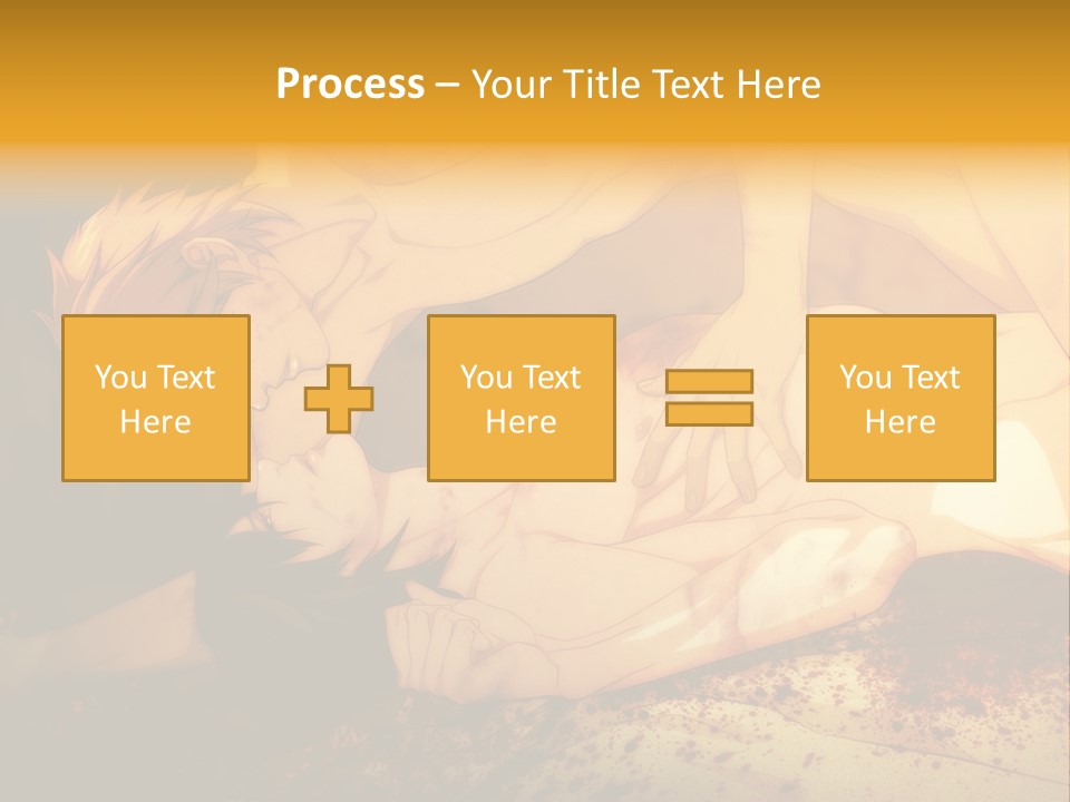 A Man Is Laying Down With Blood On His Body PowerPoint Template