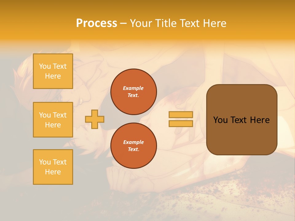A Man Is Laying Down With Blood On His Body PowerPoint Template