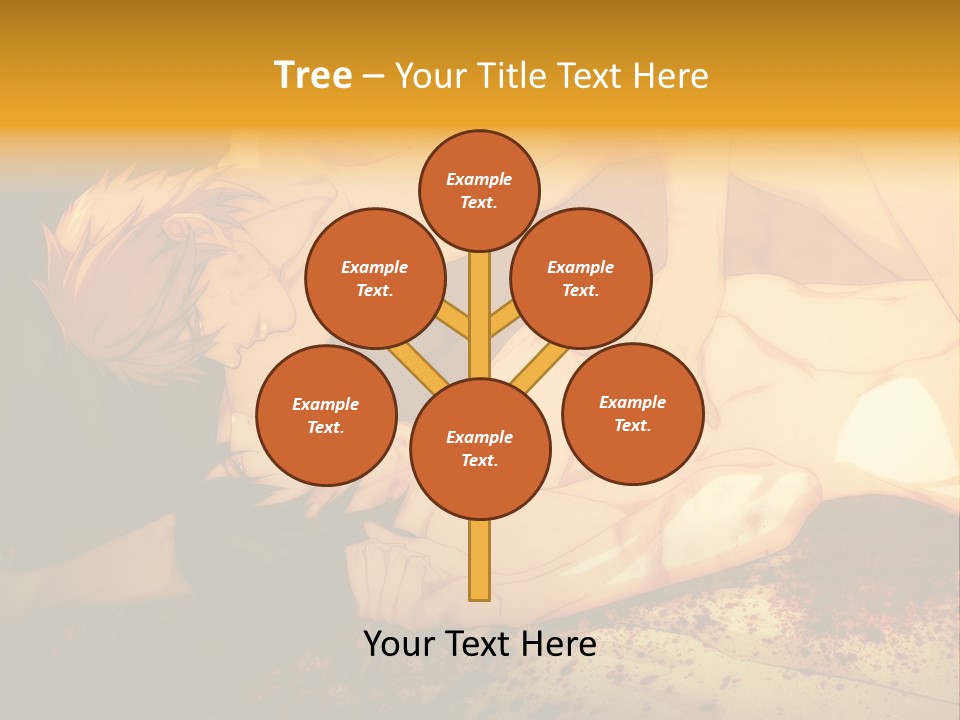 A Man Is Laying Down With Blood On His Body PowerPoint Template