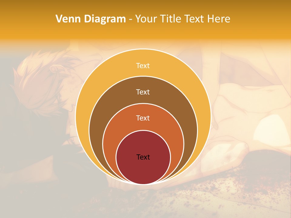 A Man Is Laying Down With Blood On His Body PowerPoint Template
