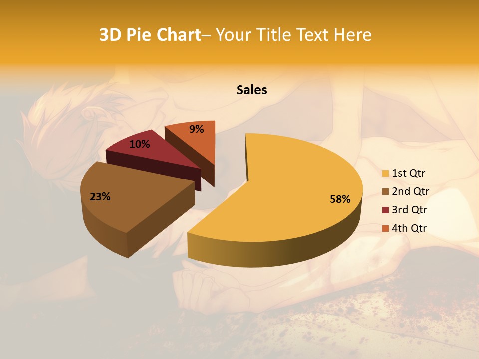 A Man Is Laying Down With Blood On His Body PowerPoint Template