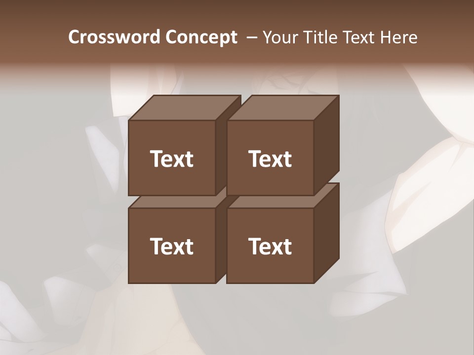 A Man Is Holding His Hands Behind His Head PowerPoint Template