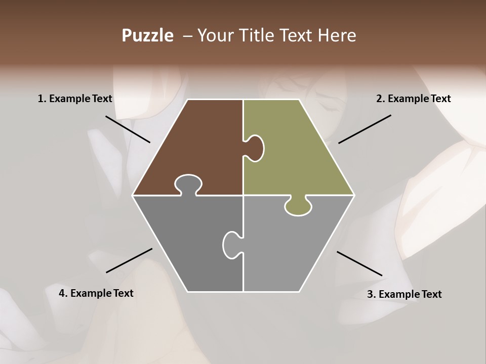 A Man Is Holding His Hands Behind His Head PowerPoint Template