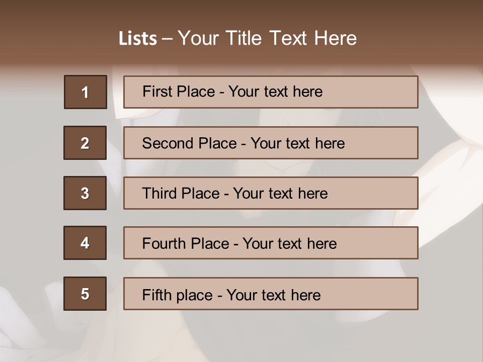 A Man Is Holding His Hands Behind His Head PowerPoint Template