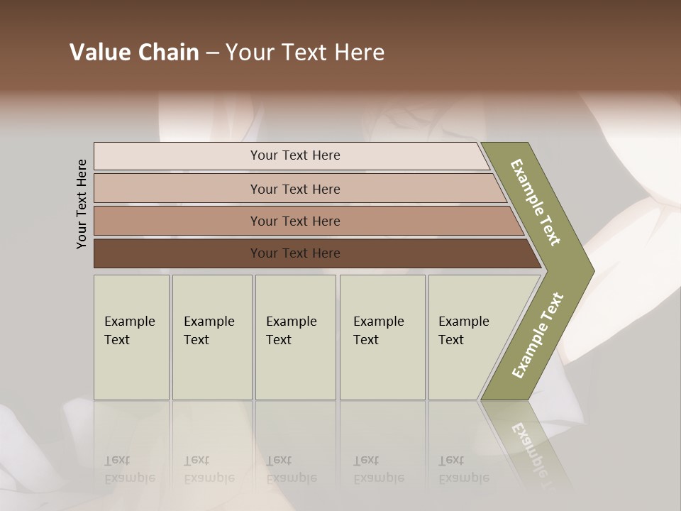 A Man Is Holding His Hands Behind His Head PowerPoint Template