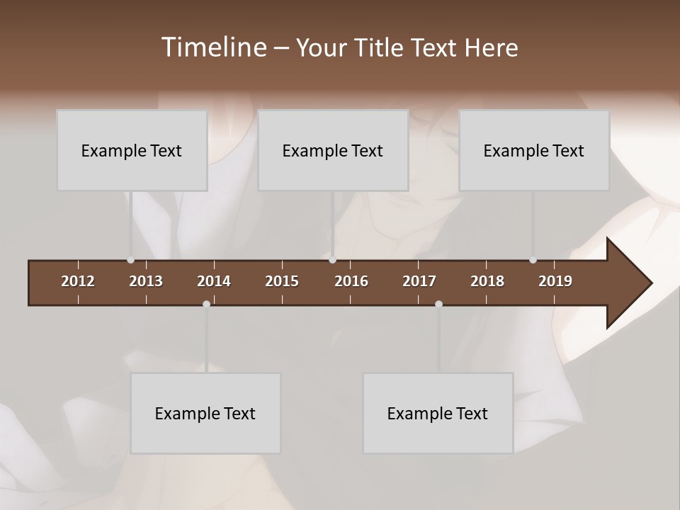 A Man Is Holding His Hands Behind His Head PowerPoint Template