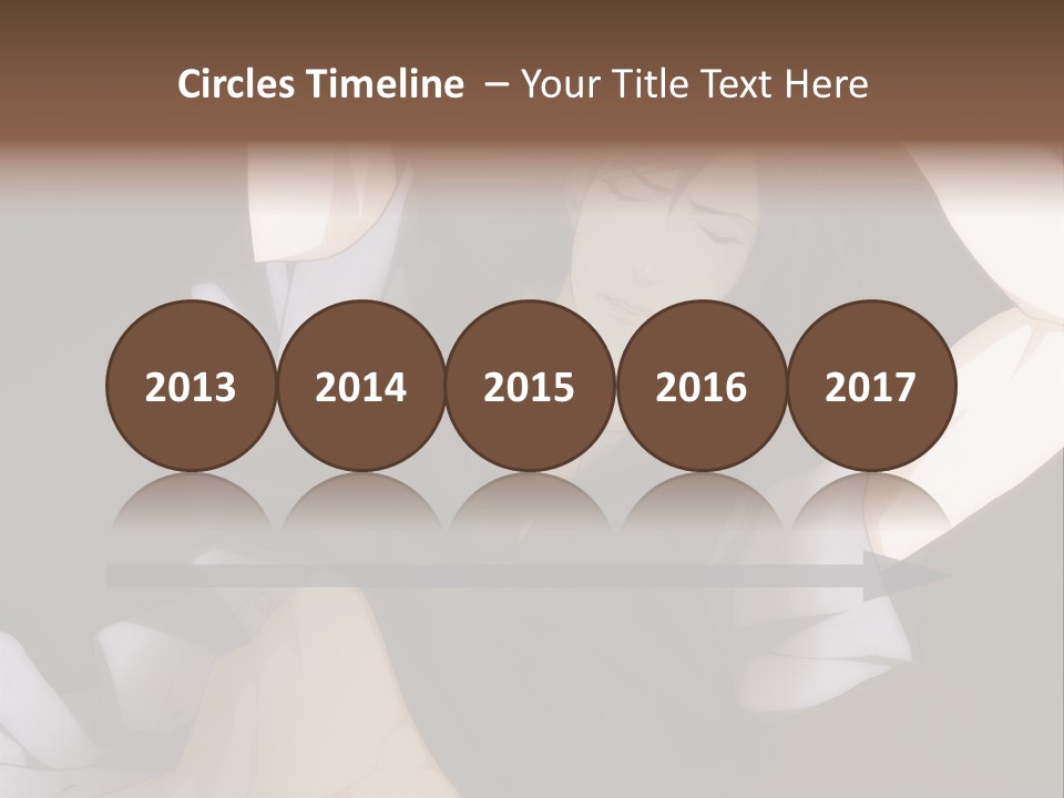 A Man Is Holding His Hands Behind His Head PowerPoint Template