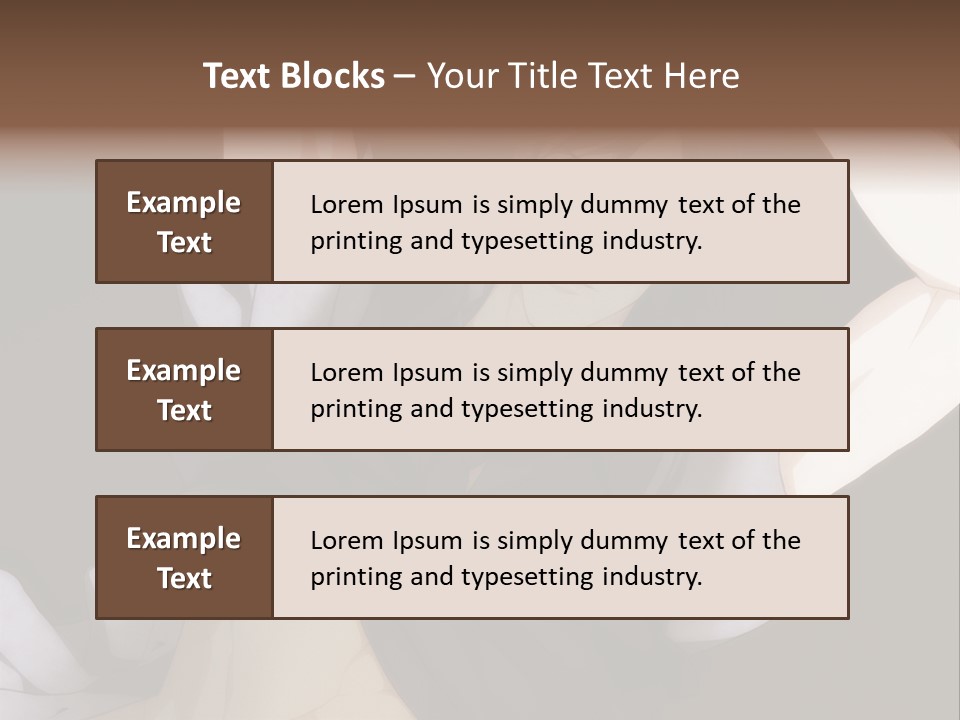 A Man Is Holding His Hands Behind His Head PowerPoint Template