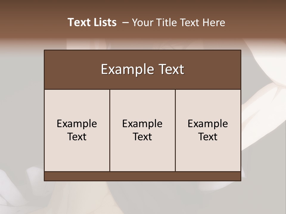 A Man Is Holding His Hands Behind His Head PowerPoint Template