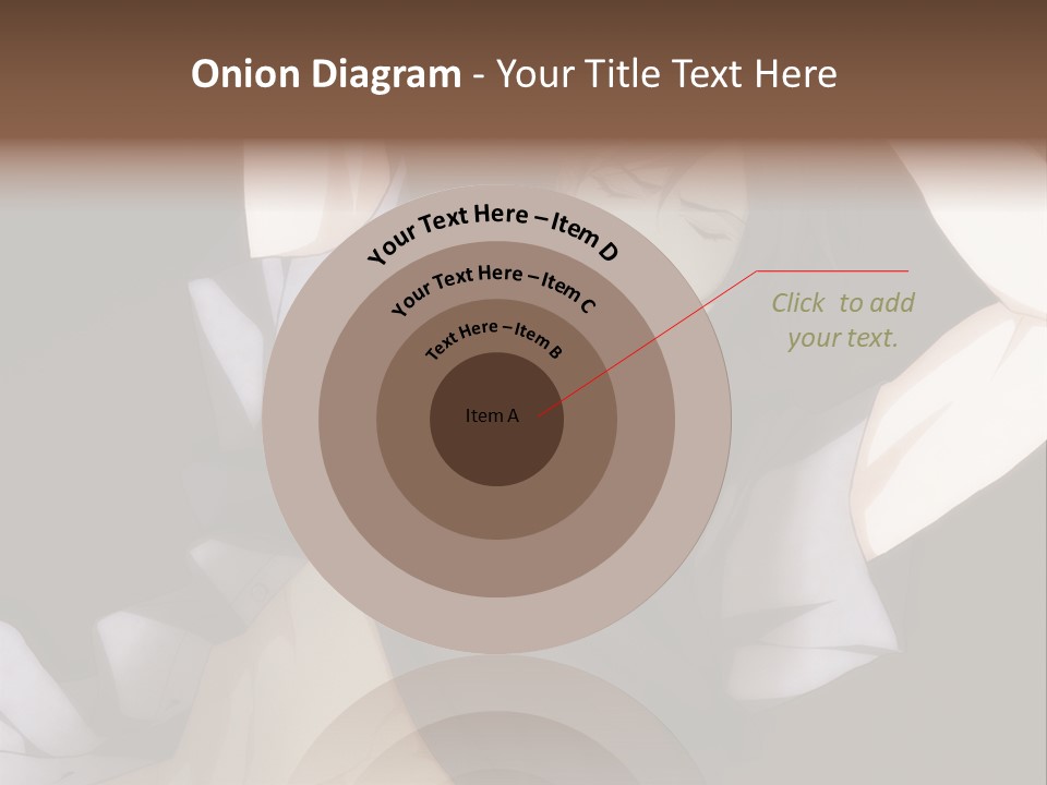 A Man Is Holding His Hands Behind His Head PowerPoint Template