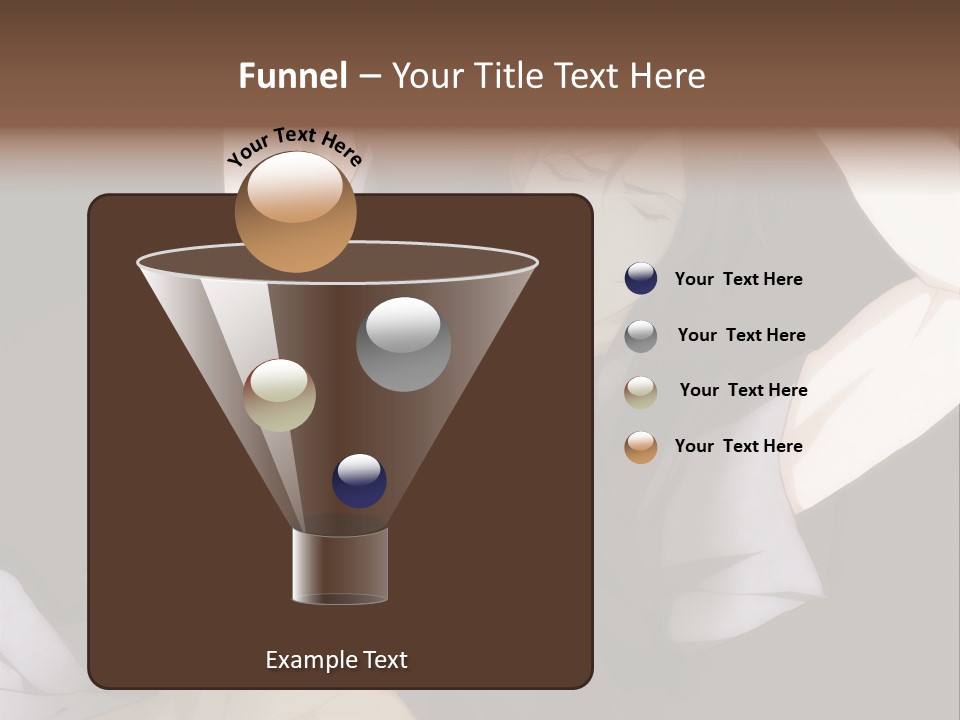 A Man Is Holding His Hands Behind His Head PowerPoint Template