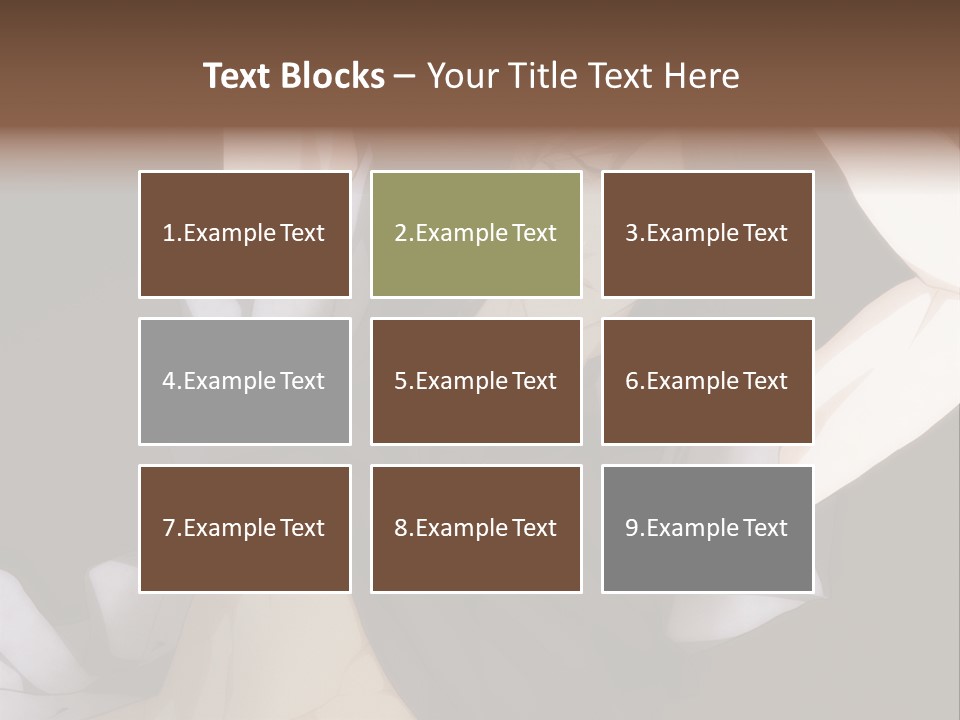 A Man Is Holding His Hands Behind His Head PowerPoint Template