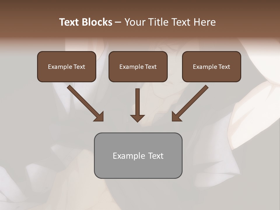 A Man Is Holding His Hands Behind His Head PowerPoint Template
