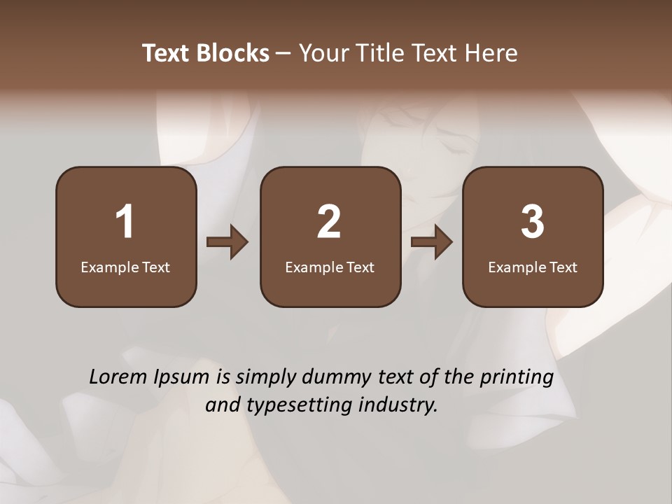 A Man Is Holding His Hands Behind His Head PowerPoint Template