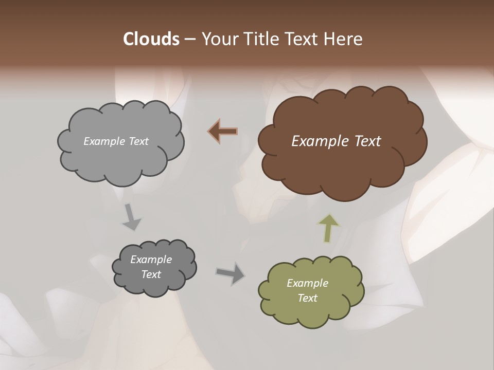 A Man Is Holding His Hands Behind His Head PowerPoint Template