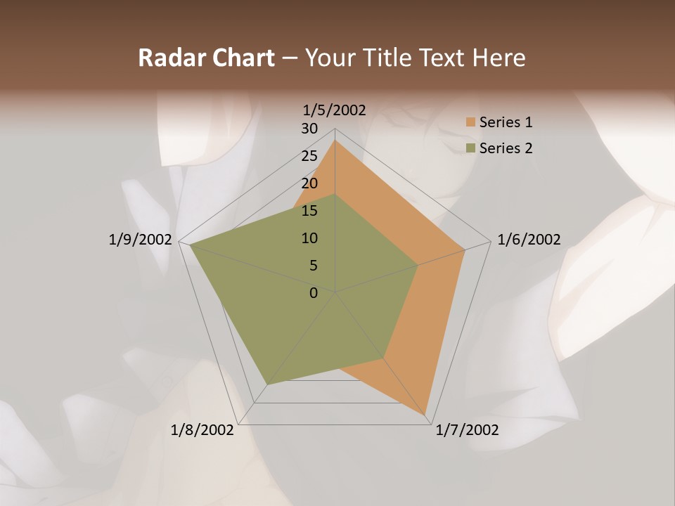 A Man Is Holding His Hands Behind His Head PowerPoint Template