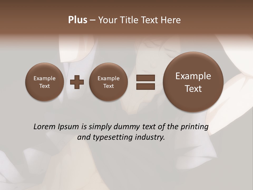 A Man Is Holding His Hands Behind His Head PowerPoint Template