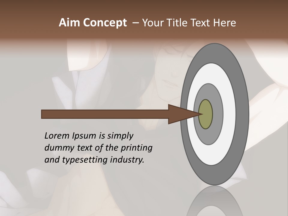 A Man Is Holding His Hands Behind His Head PowerPoint Template