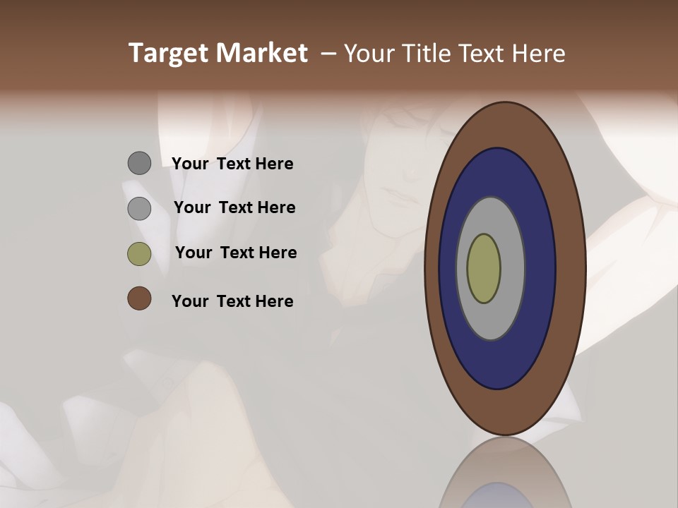 A Man Is Holding His Hands Behind His Head PowerPoint Template