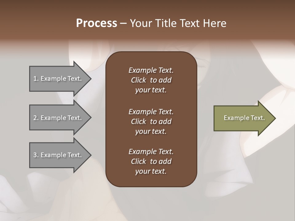 A Man Is Holding His Hands Behind His Head PowerPoint Template