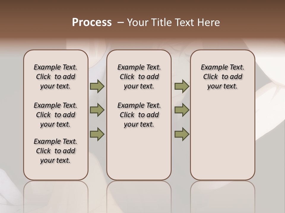 A Man Is Holding His Hands Behind His Head PowerPoint Template