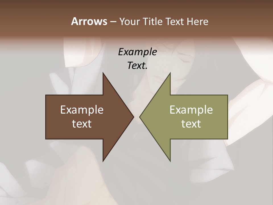 A Man Is Holding His Hands Behind His Head PowerPoint Template