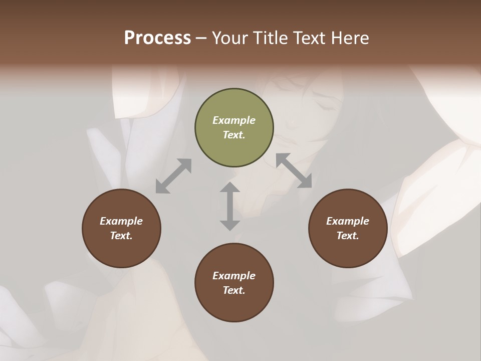 A Man Is Holding His Hands Behind His Head PowerPoint Template