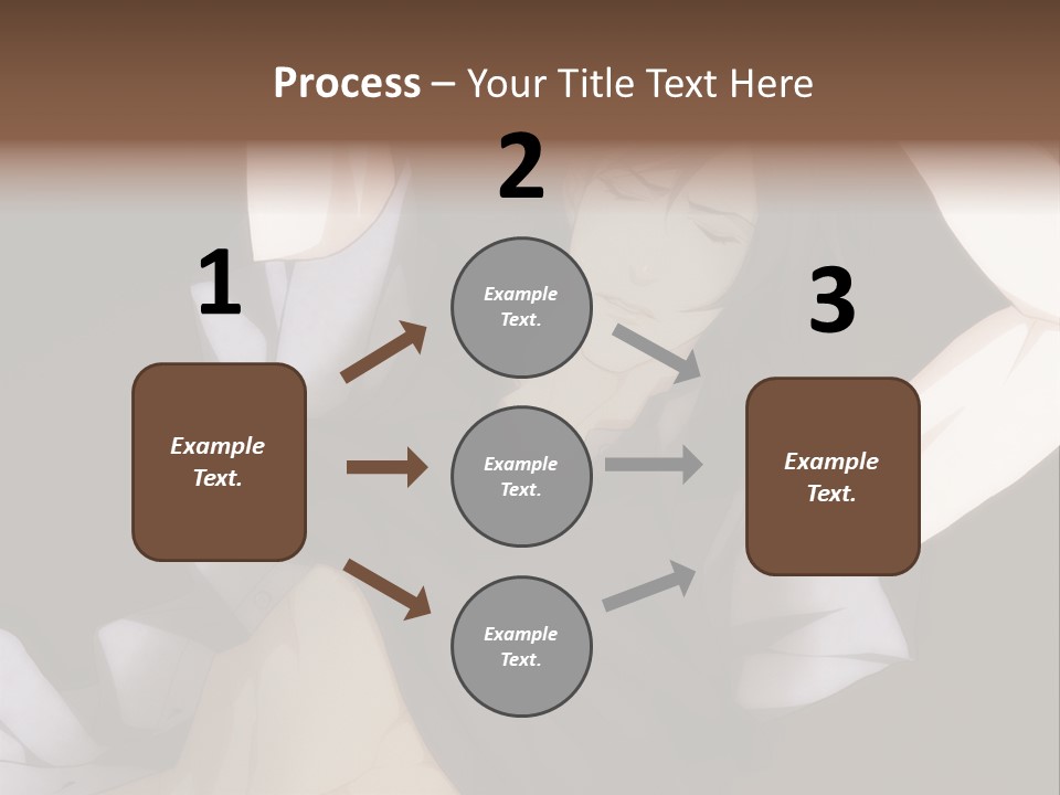 A Man Is Holding His Hands Behind His Head PowerPoint Template