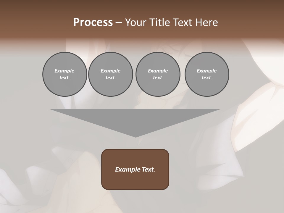 A Man Is Holding His Hands Behind His Head PowerPoint Template
