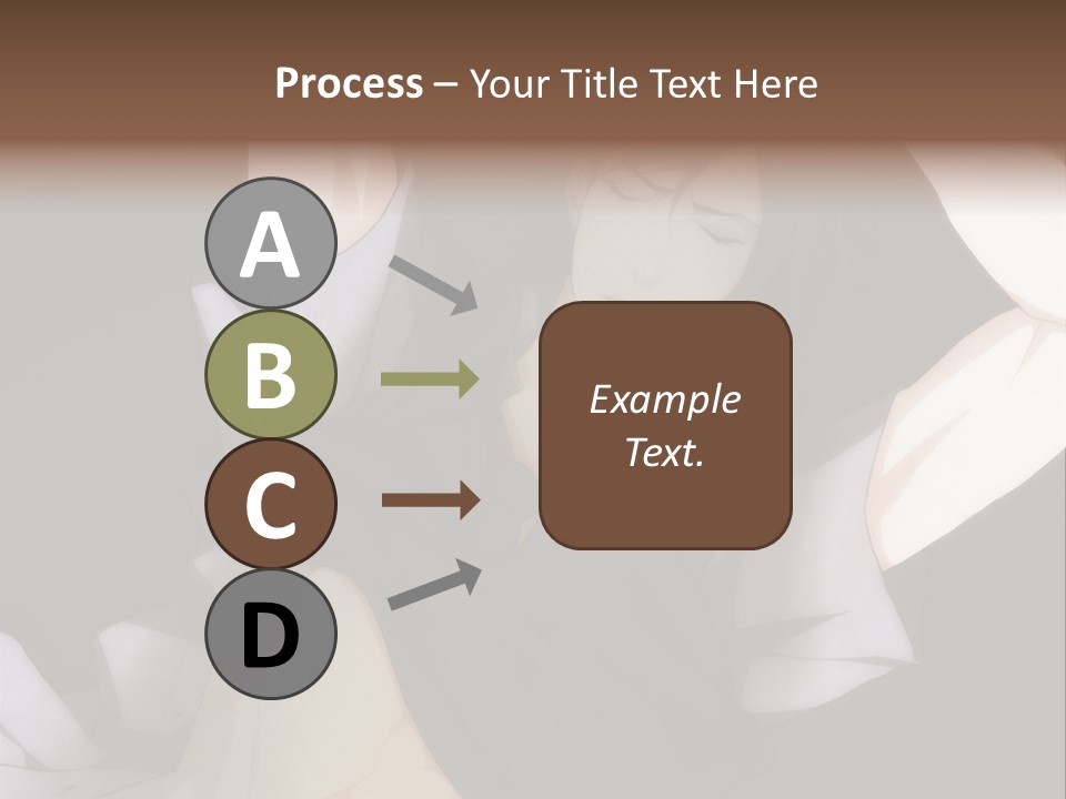 A Man Is Holding His Hands Behind His Head PowerPoint Template