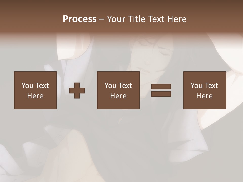 A Man Is Holding His Hands Behind His Head PowerPoint Template