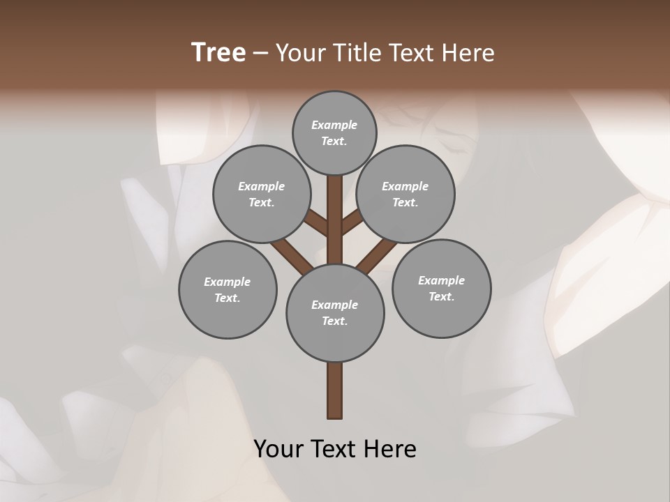 A Man Is Holding His Hands Behind His Head PowerPoint Template