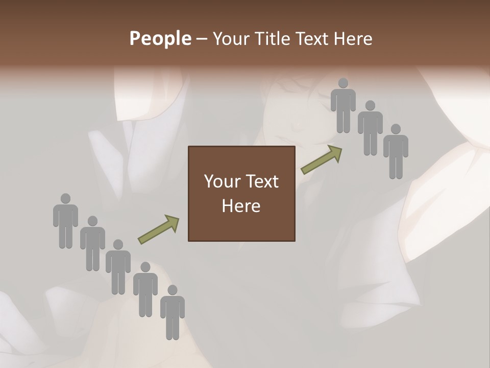 A Man Is Holding His Hands Behind His Head PowerPoint Template