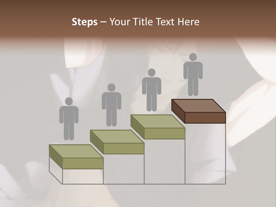 A Man Is Holding His Hands Behind His Head PowerPoint Template