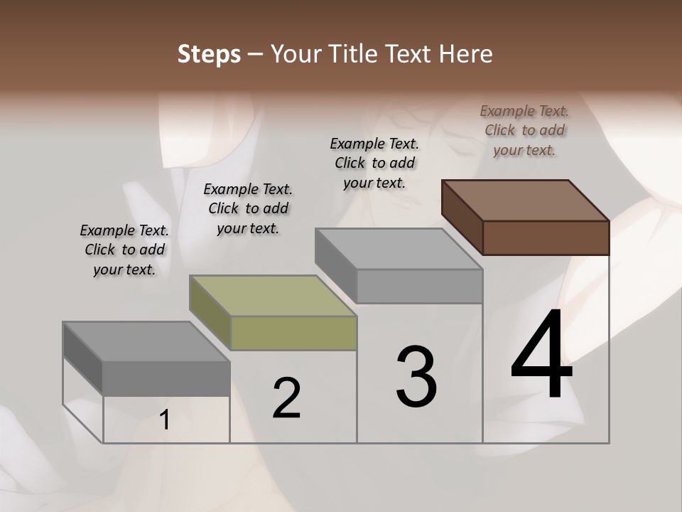 A Man Is Holding His Hands Behind His Head PowerPoint Template